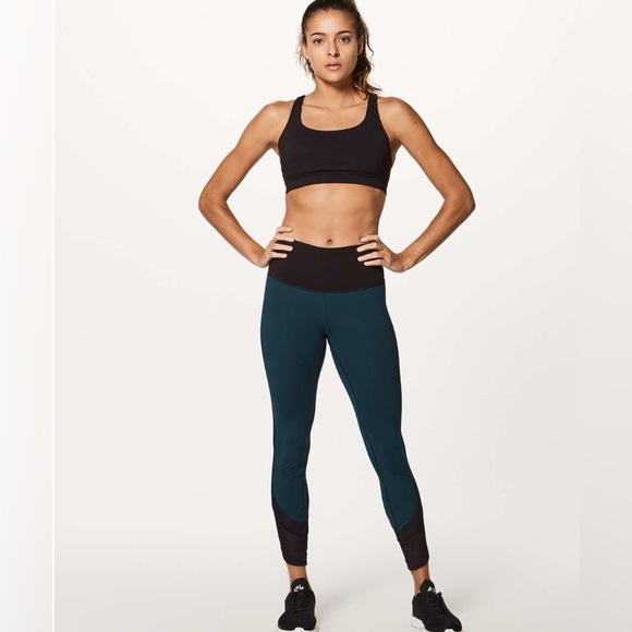 lululemon athletica Pants - Lululemon Athletica Ready Set Go 7/8 Tight Submarine/Black